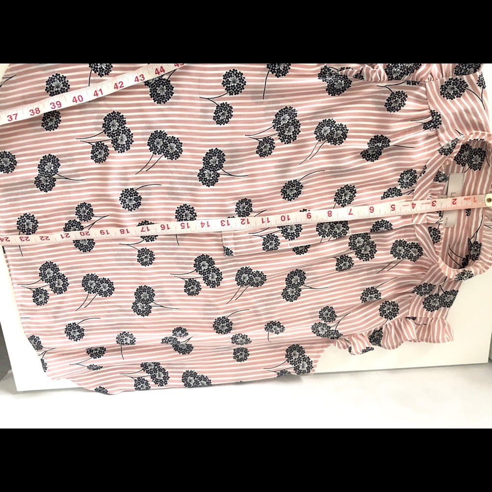 FLORAL STRIPE TOP - Picture 8 of 11